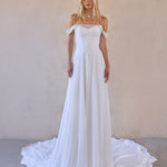 soft romantic wedding dress designed in australia 