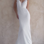 Model Showcasing Josie Wedding Dress on the photoshoot